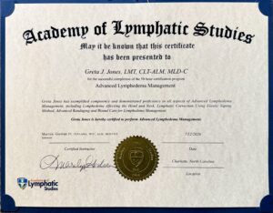 Advanced lymphedema management